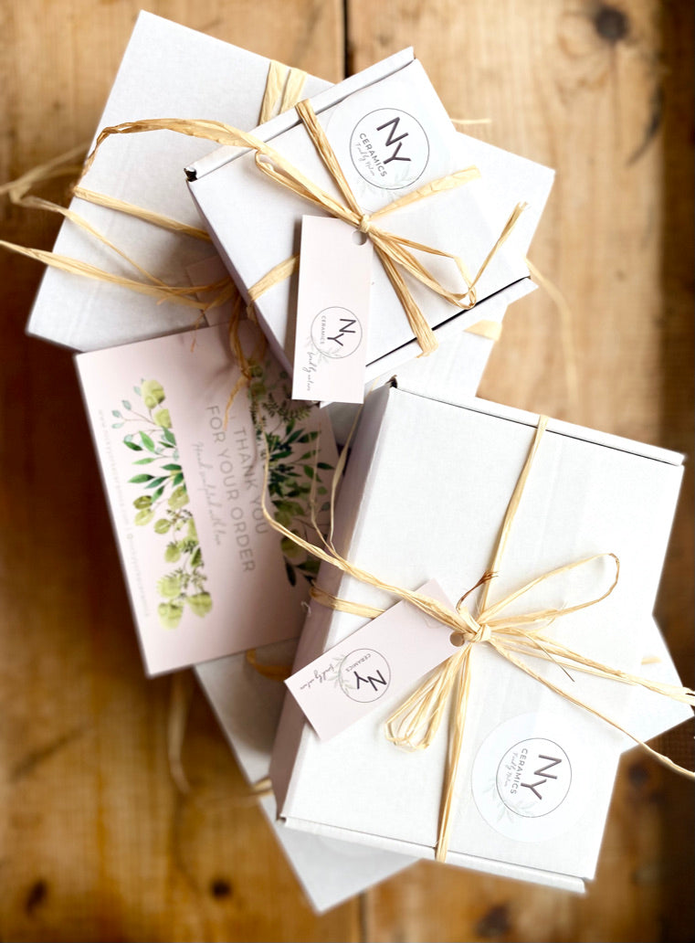 Ceramic Personalised Napkin Ring - Personalised place setting / dinner gift / wedding favour