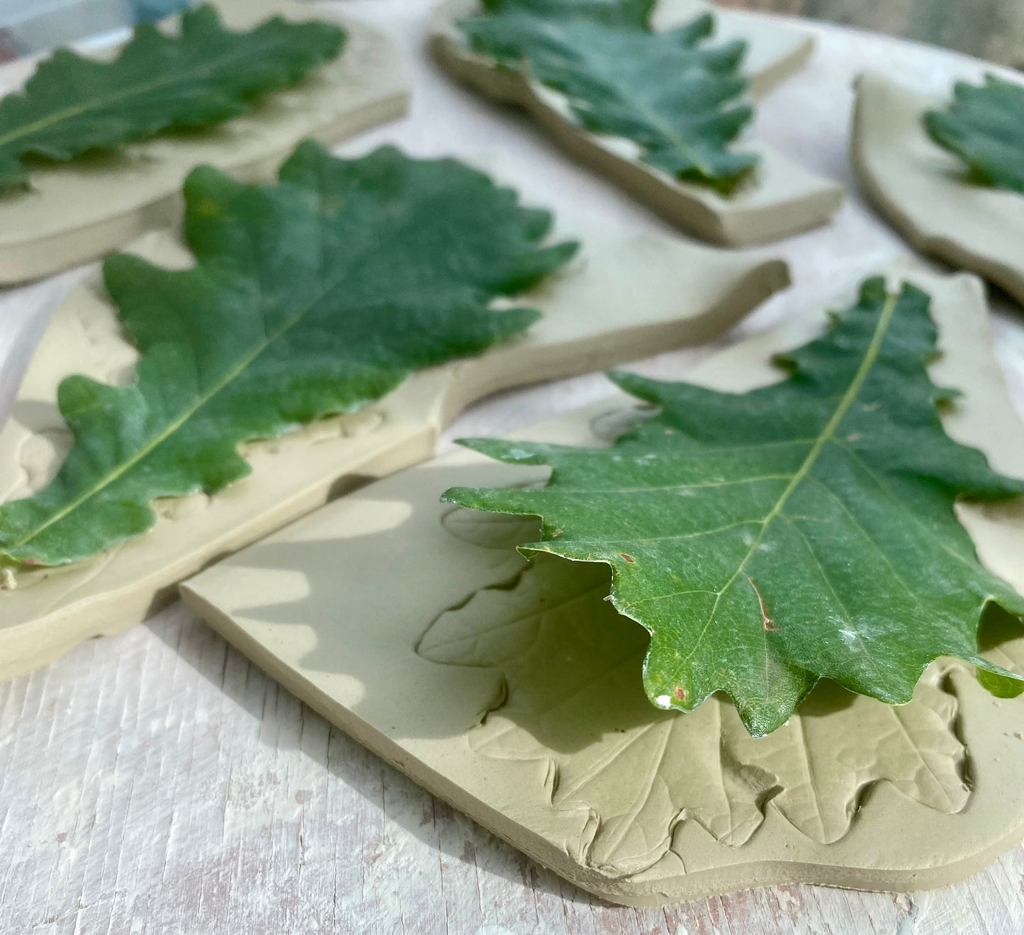 Oak leaf personalised place setting / wedding favour / dinner gift