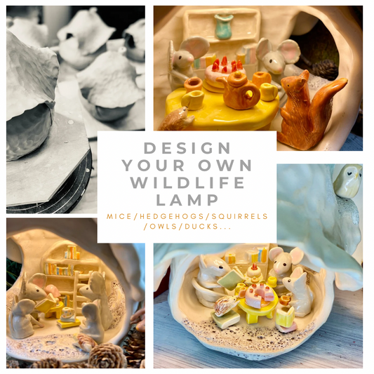 DESIGN YOUR OWN  - British Woodland Wildlife Lamp