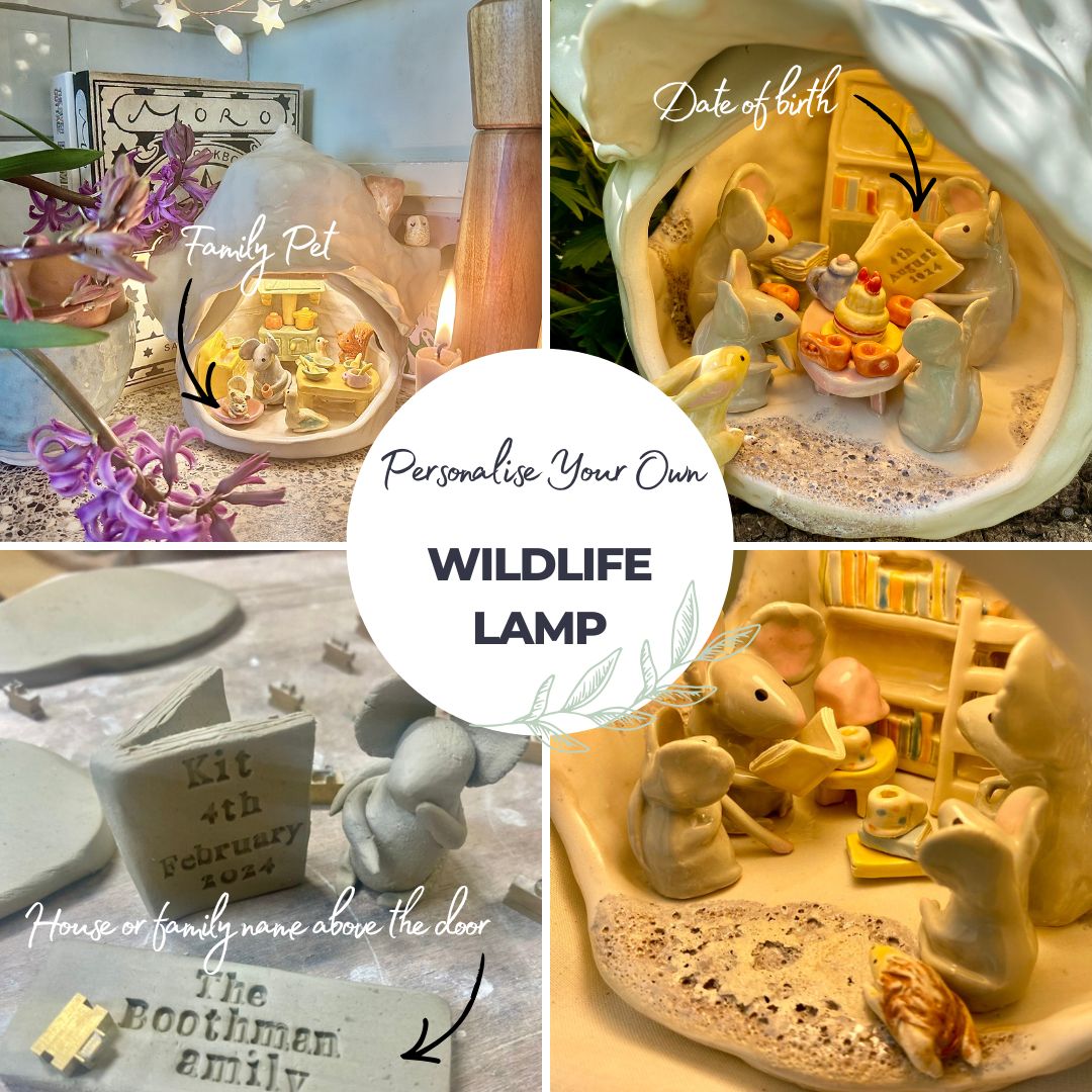 DESIGN YOUR OWN  - British Woodland Wildlife Lamp