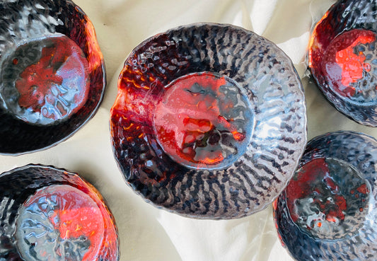 Hand-sculpted Ramen Fire Bowl