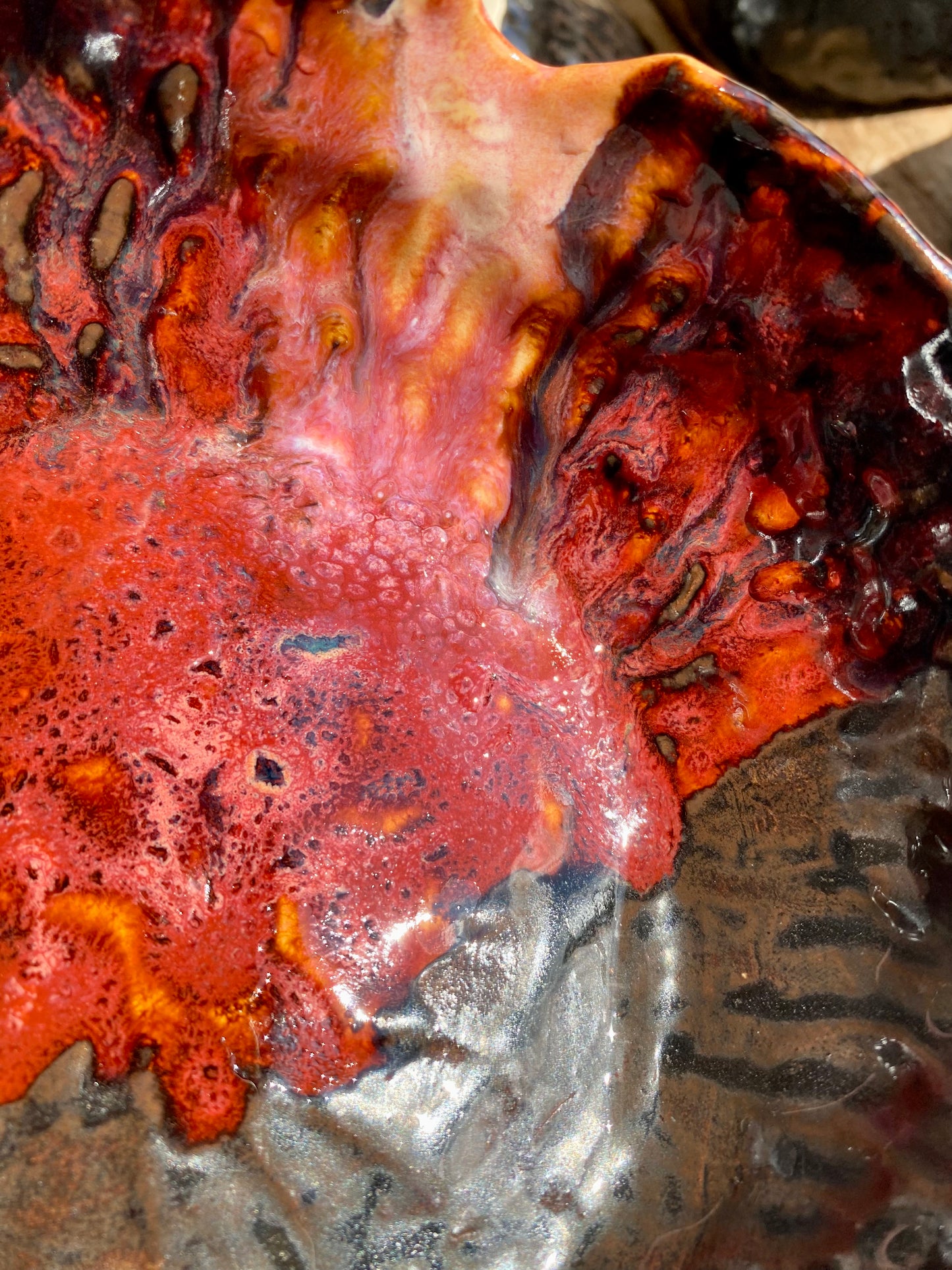 Hand-sculpted Ramen Fire Bowl
