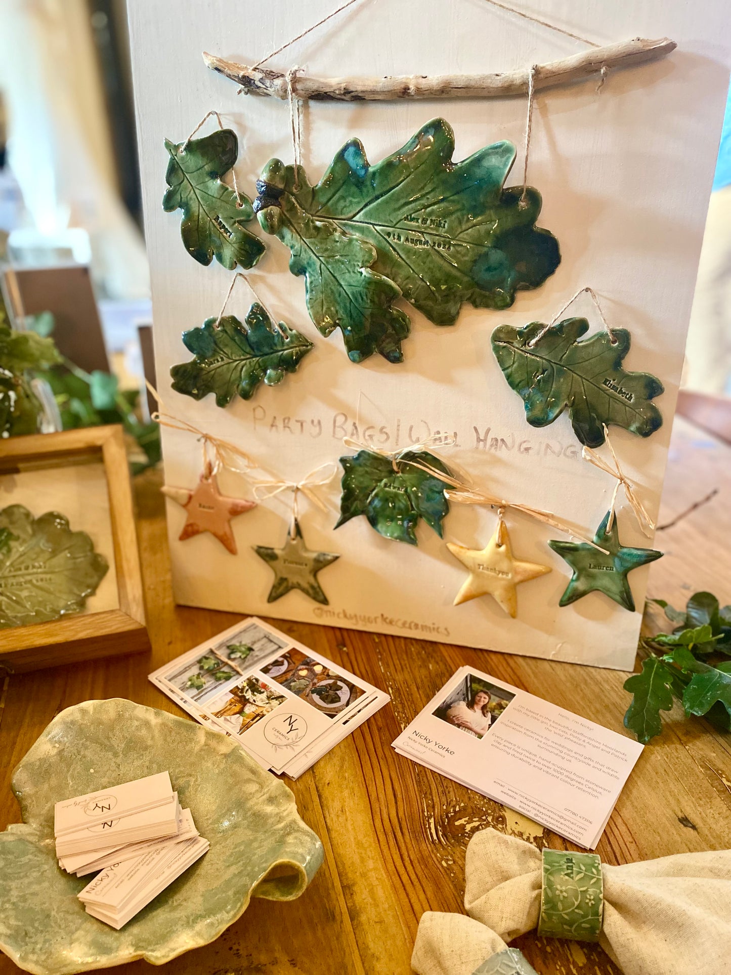 Oak Leaf and acorn sculpture - personalised gift